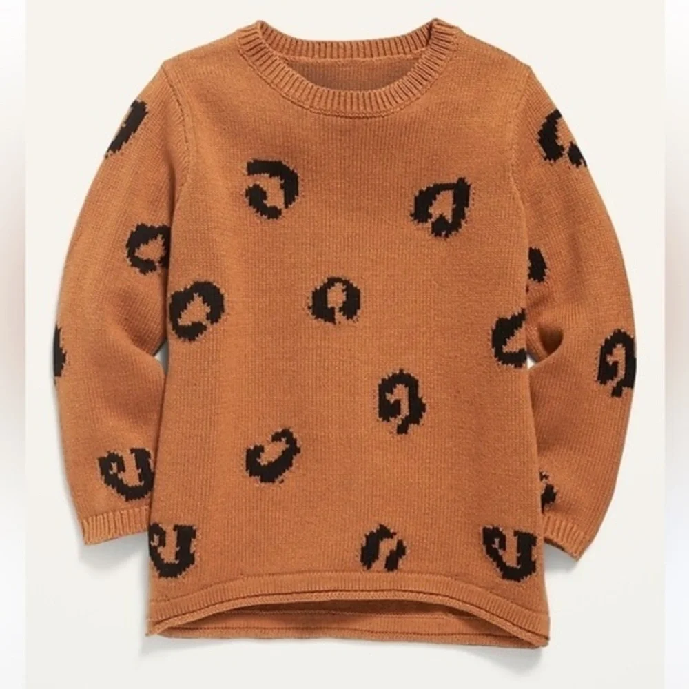 Gap/Old Navy Animal‎ Printed Pullover Sweater for Toddler Girls 3T